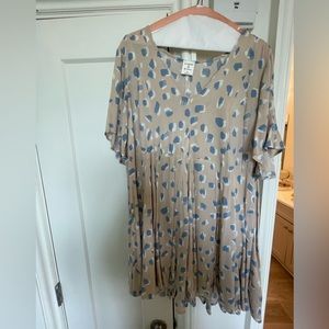 Blue/white/cream boutique dress